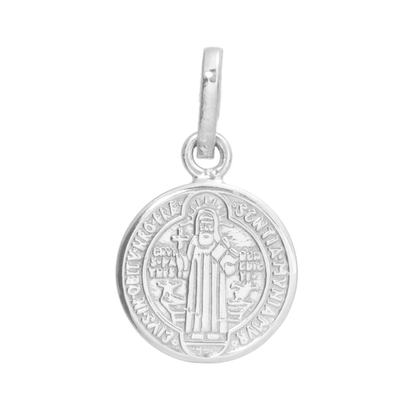 Medalla de plata San Benito mediana
